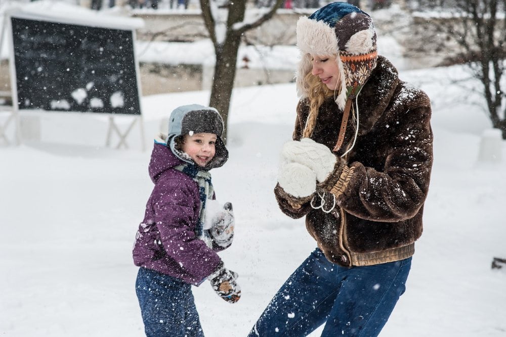 Quali giochi sulla neve gratis fare con i bambini