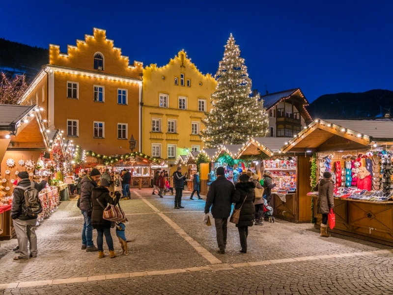 itinerario per famiglie tra i più bei mercatini di Natale in Trentino Alto Adige
