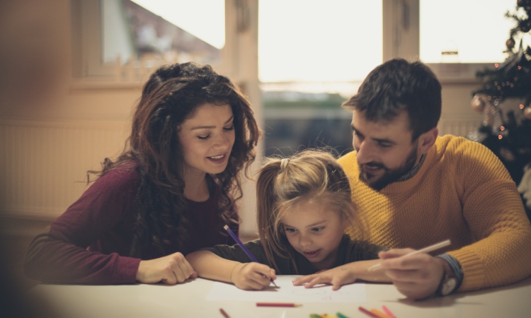 Organizzare le vacanze di Natale con bambini