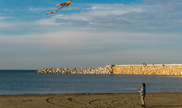 aquiloni sul mare