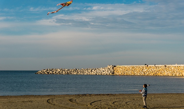 aquiloni sul mare