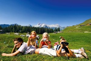 bambini vacanza montagna