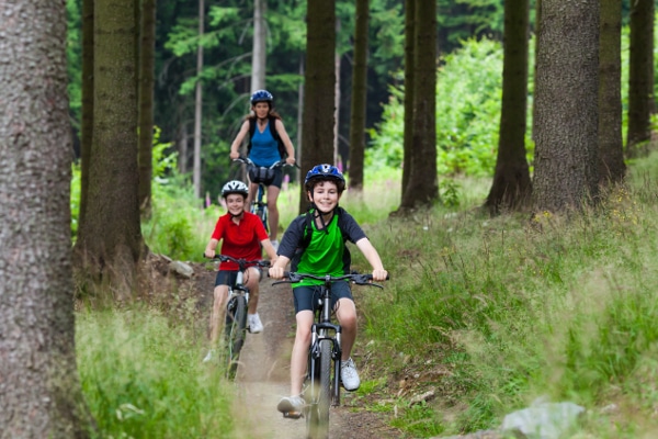 gite bicicletta famiglia