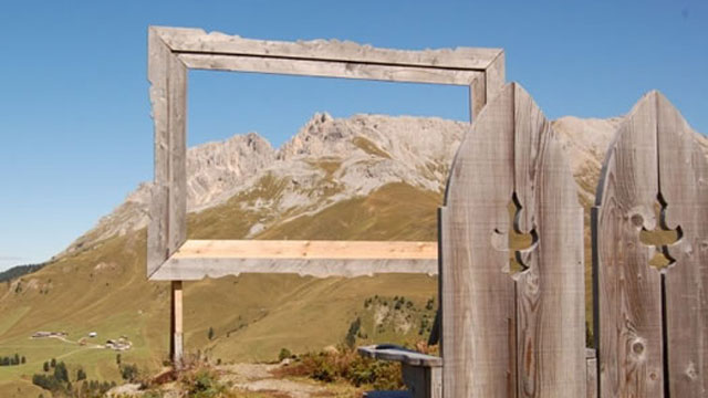 Opere d'arte in montagna