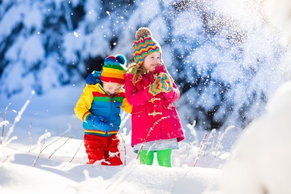 Montagna d’inverno, idee per una vacanza con i bimbi