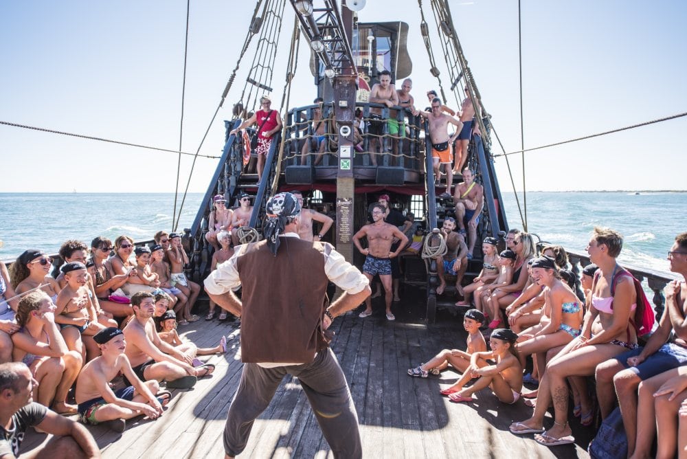 Escursione sulla barca dei pirati con i bambini a Jesolo