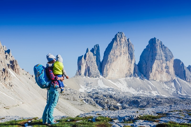 consigli pediatrici sul perché la montagna fa bene ai bambini