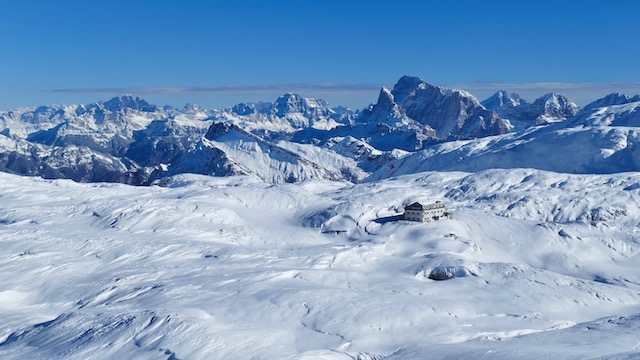 Altopiano delle Pale sulla Valle di Primiero