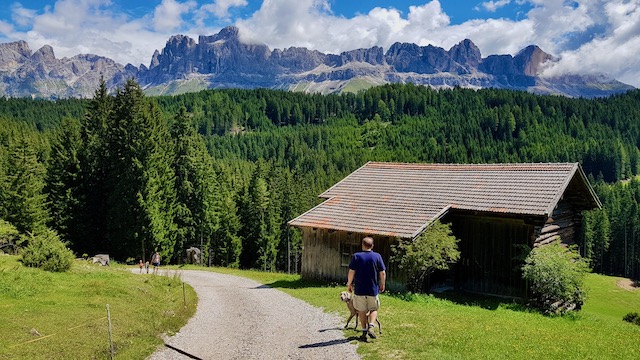 vista del Catinaccio