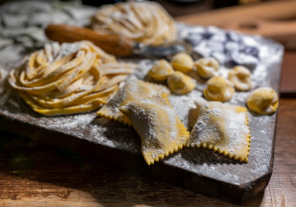 La pasta fresca è da mangiare durante la tua vacanza family a Riccione