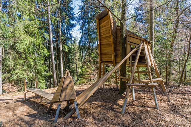 parchi divertimento in Trentino: casa sull'albero