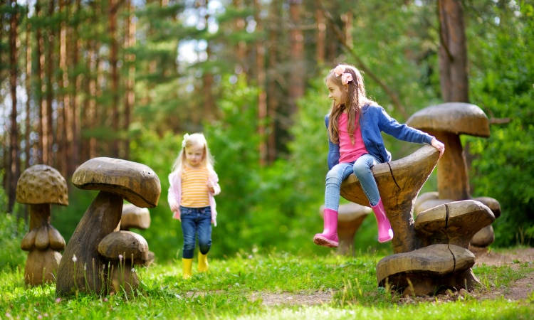 Sentiero d'Avventura Panaraida per bambini, a Ortisei