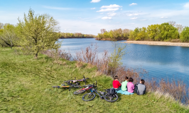 Escursione in bici con i bambini partendo da Lignano Sabbiadoro