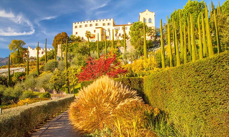 Visita dei giardini di Castel Trauttmansdorf a Merano con i bambini