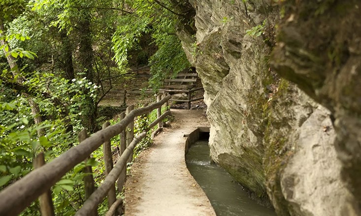 Sentiero dell'Acqua a Merano, ideale per una passeggiata con i bambini