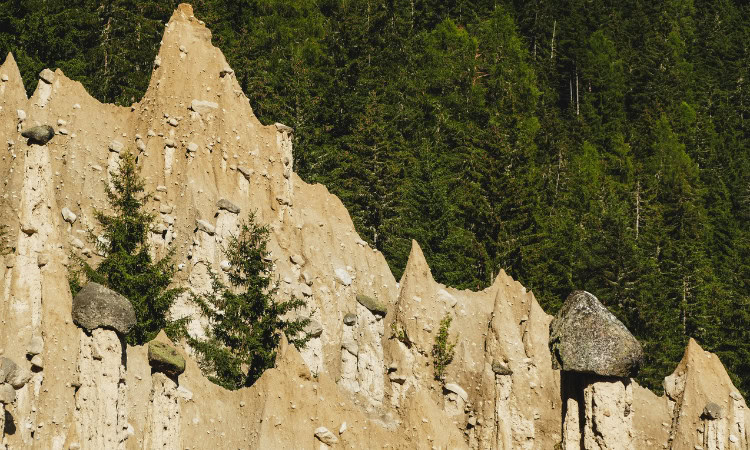 Piramidi di terra Perca, tra le passeggiate per bambini vicino a Brunico