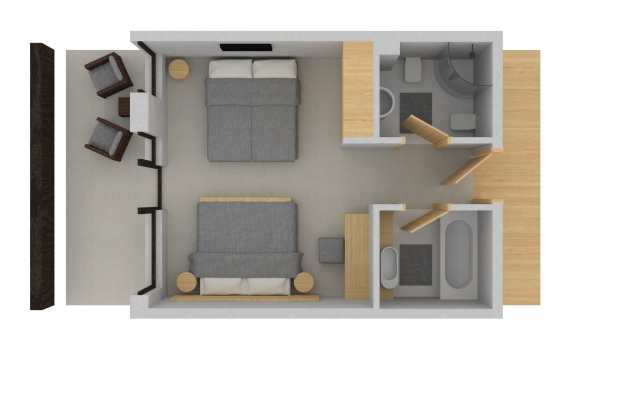 Dolomiti Studio rooms