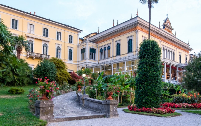 I giardini in fiore del Grand Hotel Villa Serbelloni