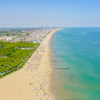 Vista panoramica del Lido di Jesolo