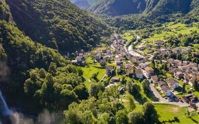 Cascate dell'Acquafraggia a Borgonuovo in Valchiavenna