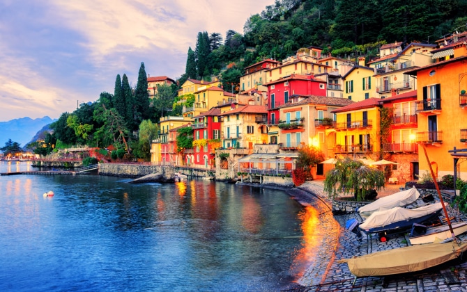 Centro storico di Menaggio sul Lago di Como