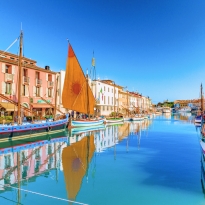 Vista del canale di Cesenatico