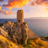 Torre del Prezzemolo, un'antica torre costiera a Cagliari