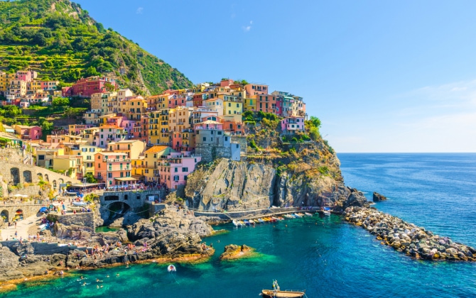 Villaggio di Vernazza nel Parco Nazionale delle Cinque Terre