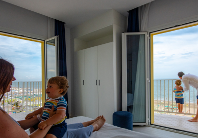 Familienzimmer am Meer