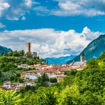 Antico borgo fortificato di Gemona del Friuli.