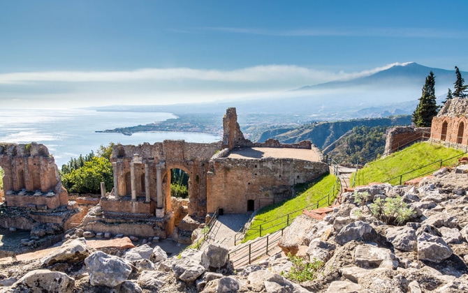 Taormina, rovine dell'antica Grecia