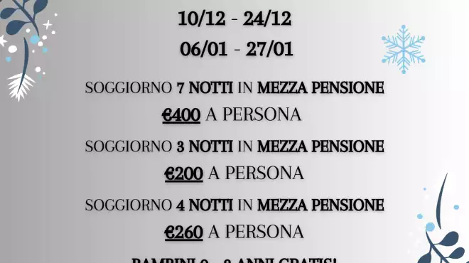 SPECIALE VACANZA IN TRENTINO