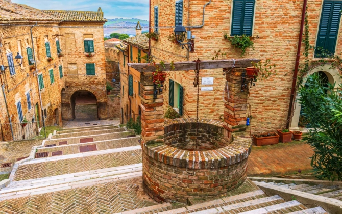 Centro storico del borgo medievale di Mondavio