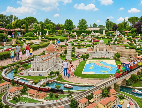 Take the Whole Family to ITALIA IN MINIATURA! Offer valid for 7-NIGHT STAYS throughout the Summer